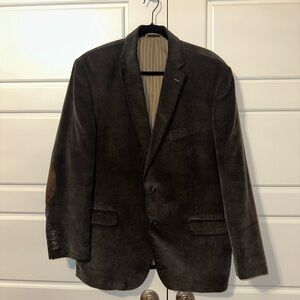 Chaps Brown Corduroy Sport Coat with Suede Elbow Patches